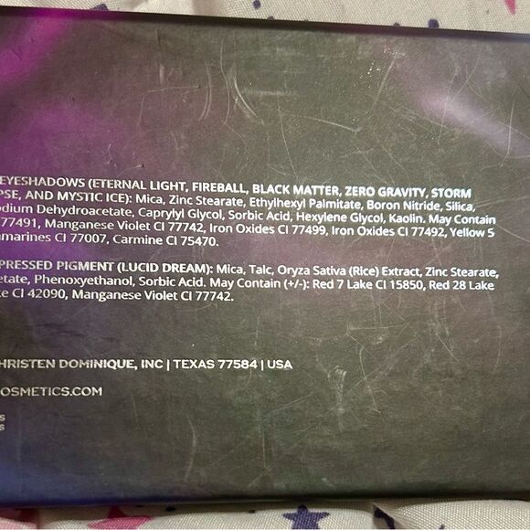 NEW Dominique Cosmetics Celestial Thunder Palette - Picture 4 of 14